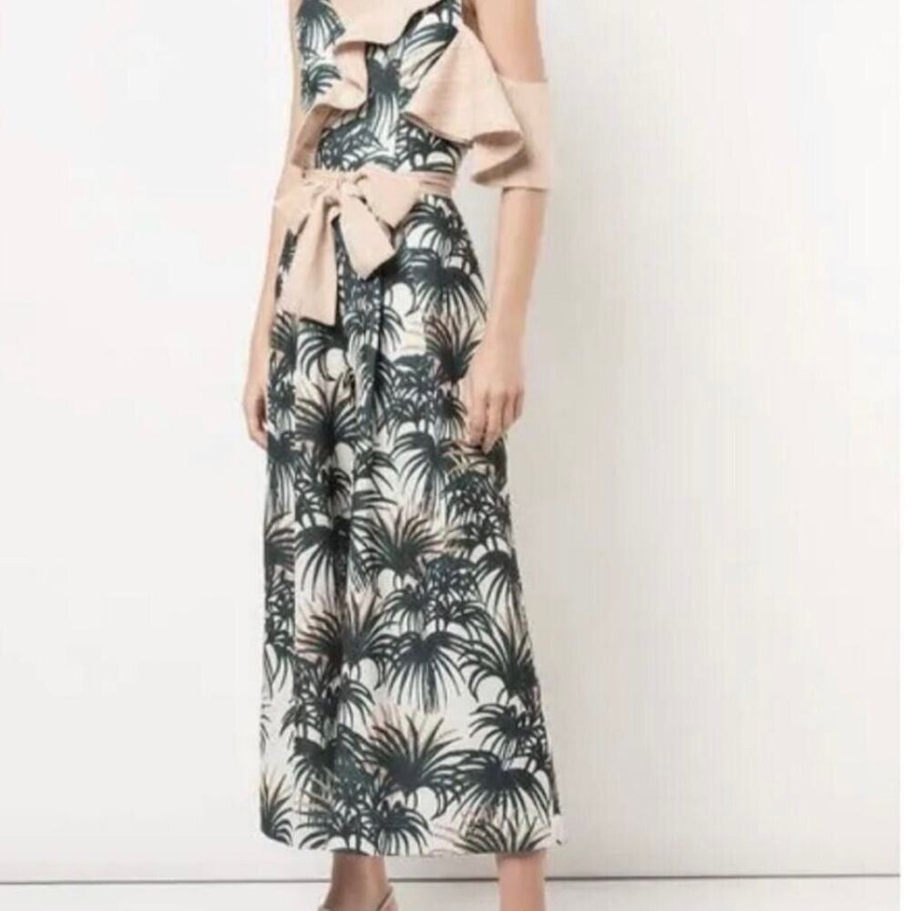 Patbo Wide leg Jumpsuit Tropical Palm‎ 10